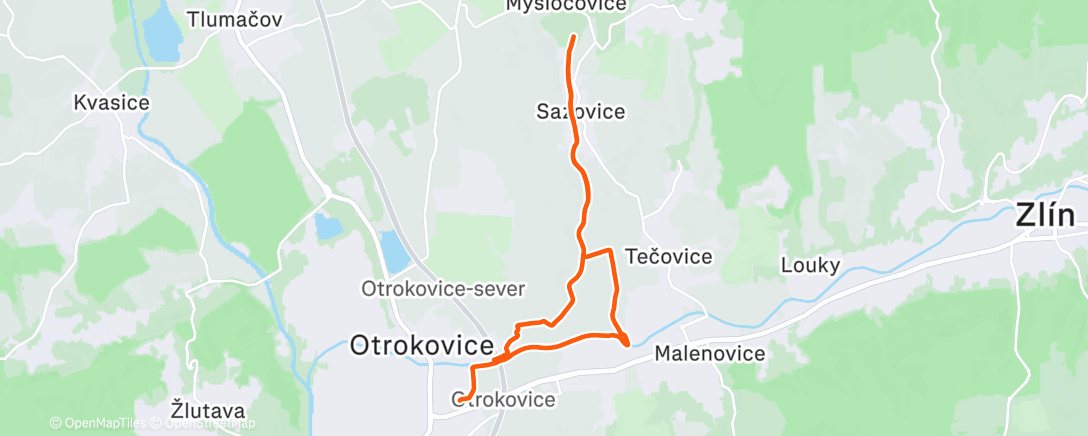 Карта физической активности (Morning Run)