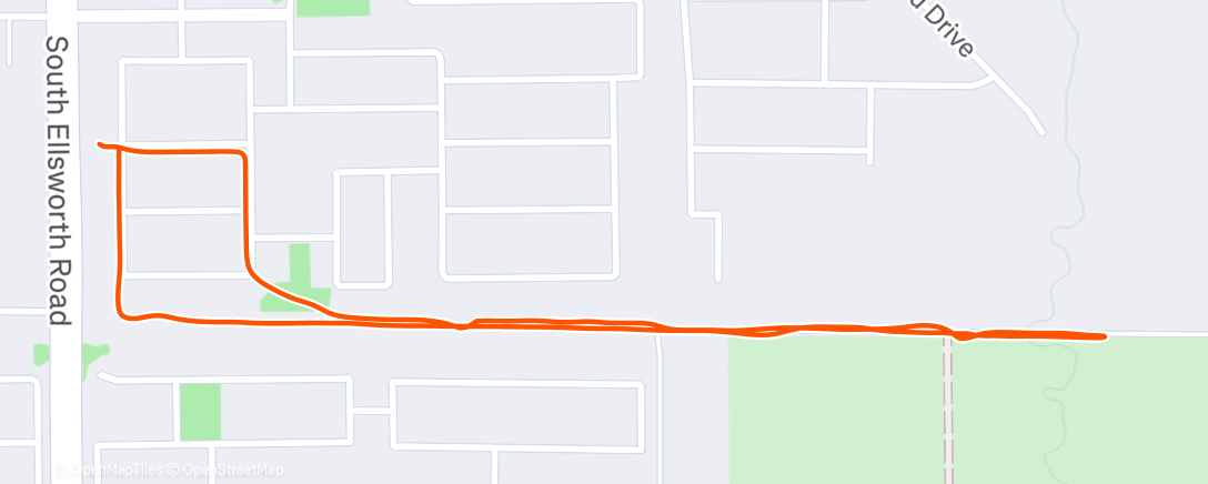 Map of the activity, Lunch Walk