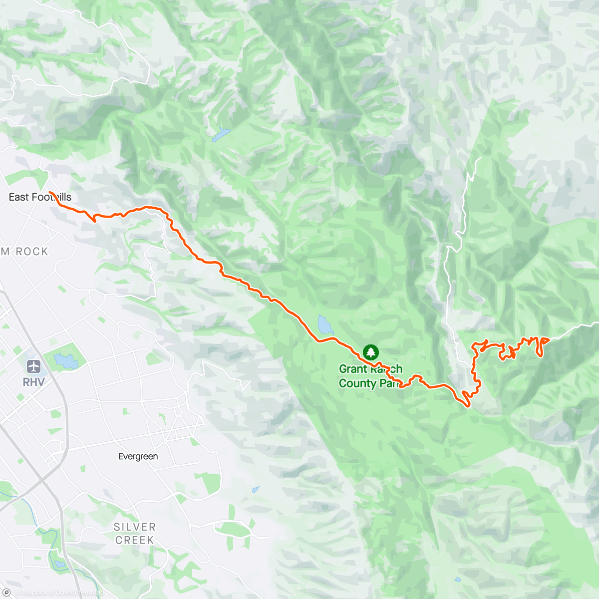 アクティビティ「Mt. Hamilton vintage bike ride」の地図