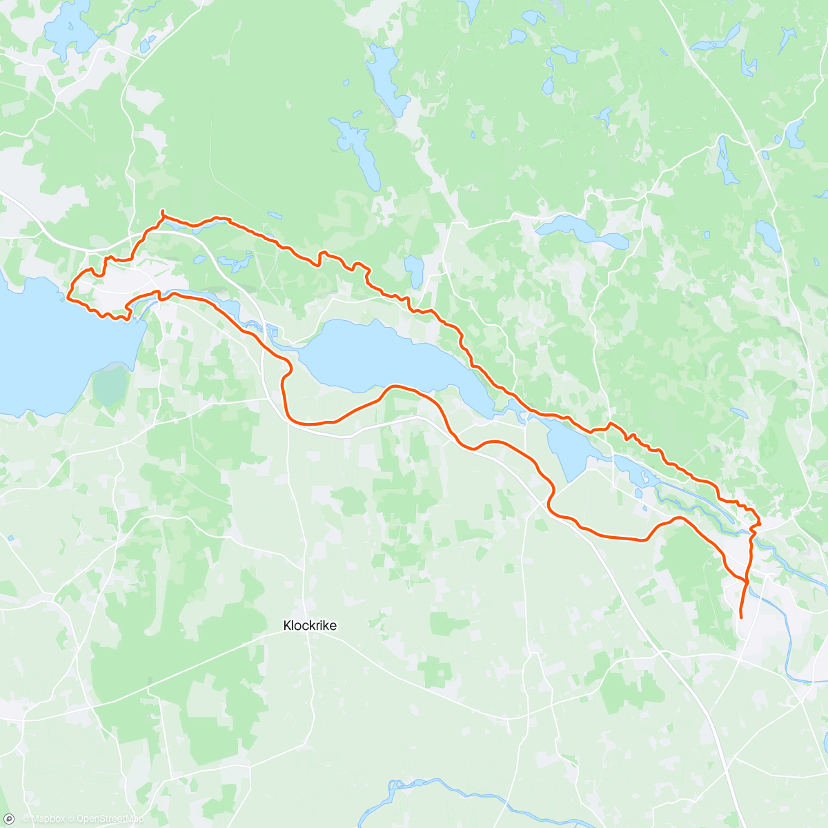 Map of the activity, Borensbergsfika med Örjan