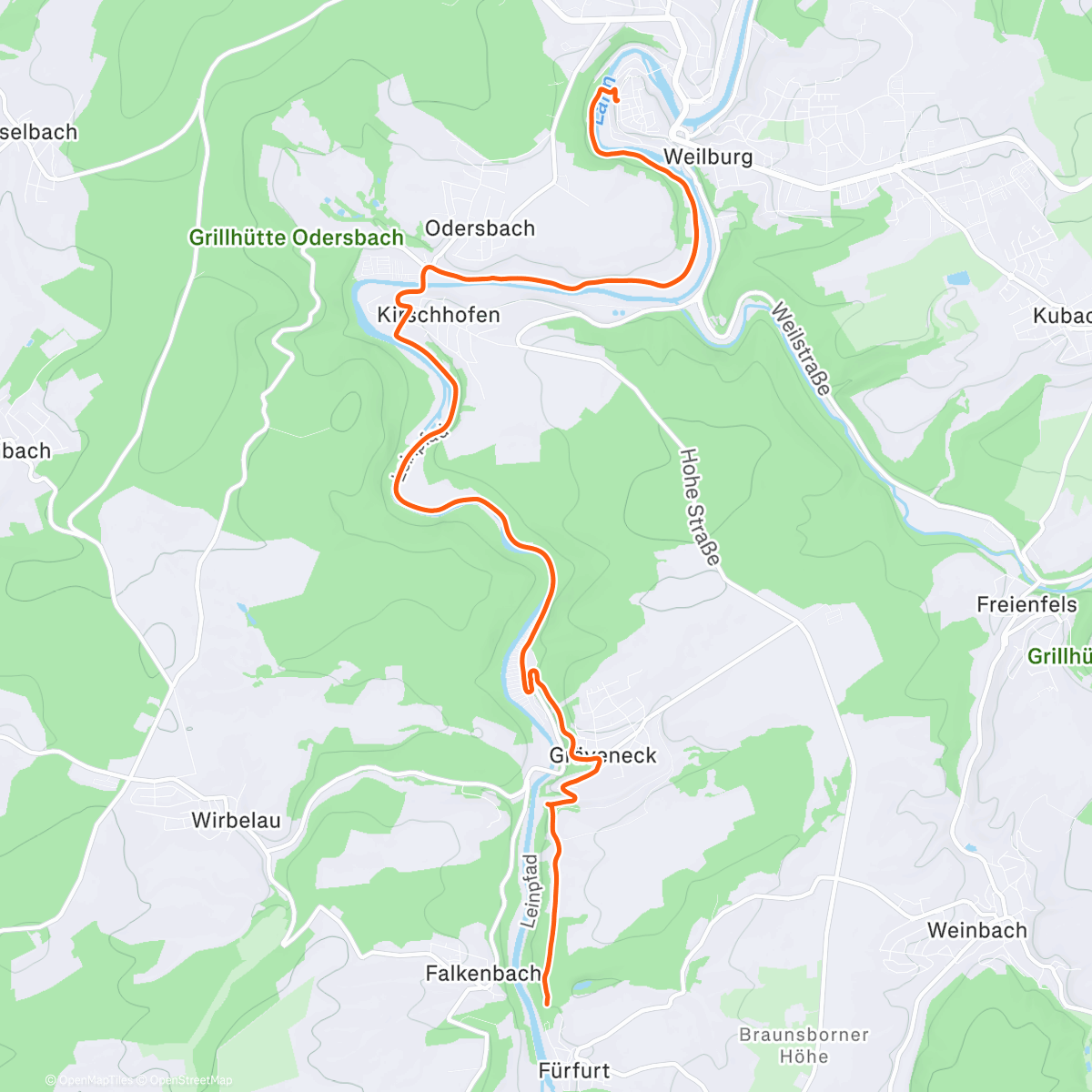 Карта физической активности (Günni Tours)