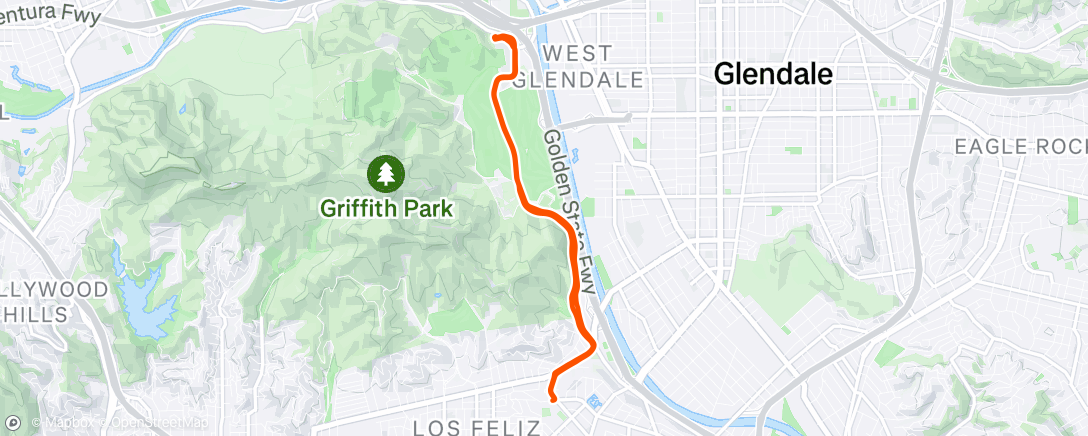 Map of the activity, Morning Ride