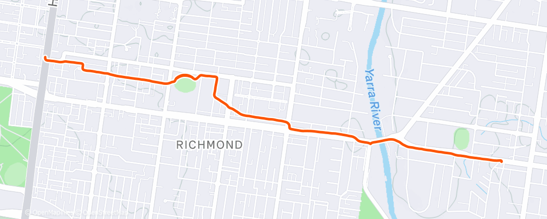 Map of the activity, Home from the Elgin