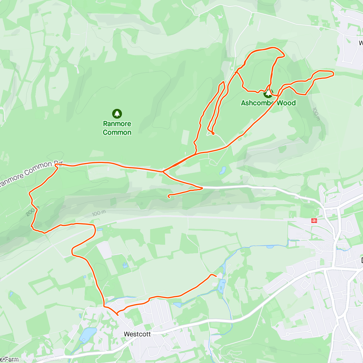 Map of the activity, Ride Out from Specialized HQ