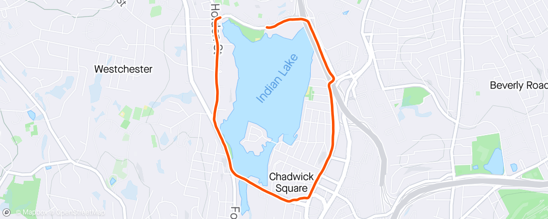 Map of the activity, Lake loop