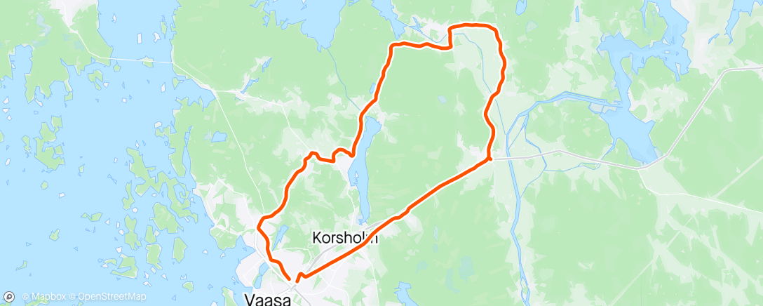 Map of the activity, Maaseudulla on mukavaa