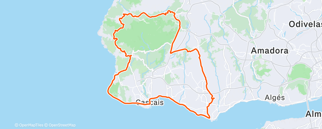Map of the activity, Morning Ride