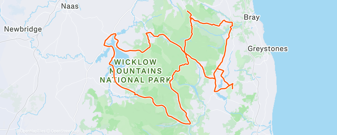 Map of the activity, Morning Ride