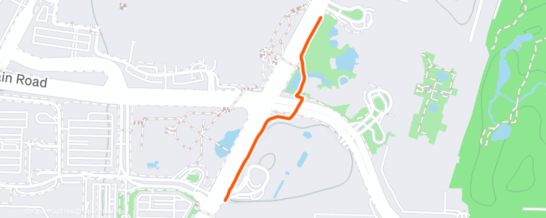 Map of the activity, Morning Walk