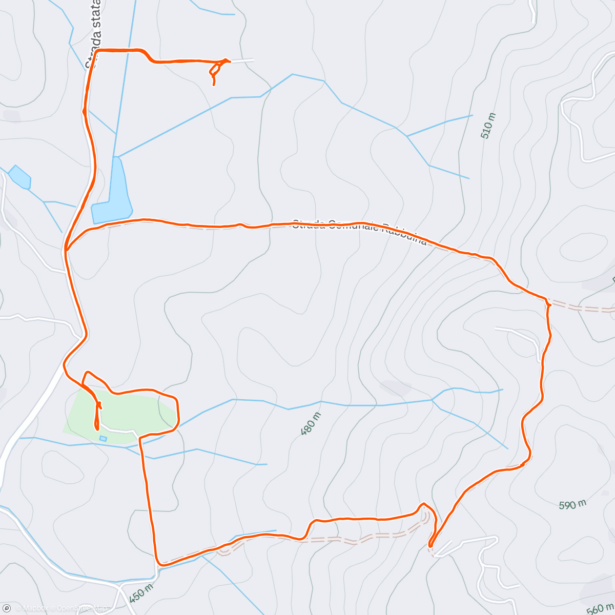 Map of the activity, Runde um das Aruciméli Country Ressort