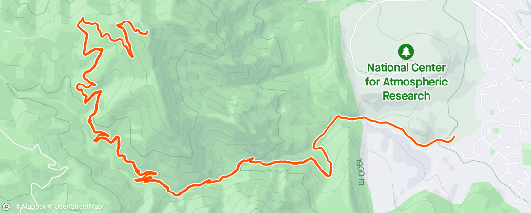 Map of the activity, Green Mtn catching up w the guys