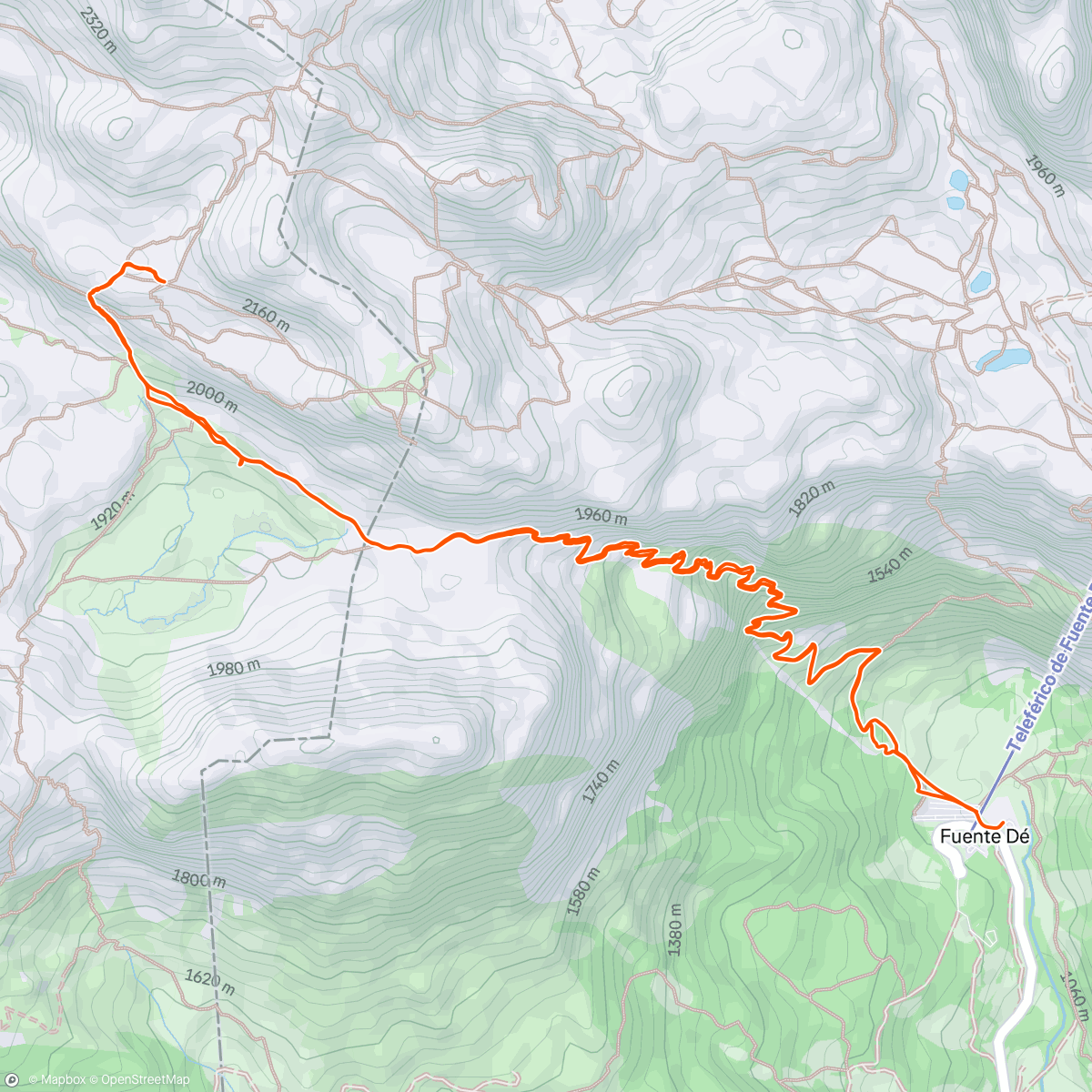 Map of the activity, Liordes y Sedo de la Padierna