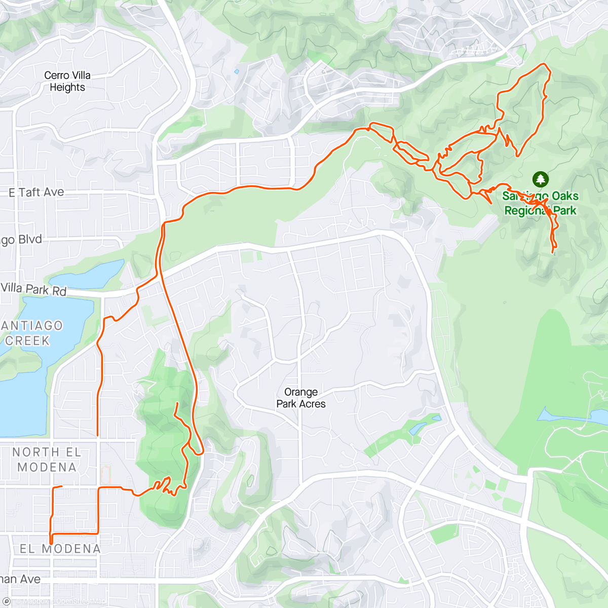 Mapa da atividade, Solo Oaks