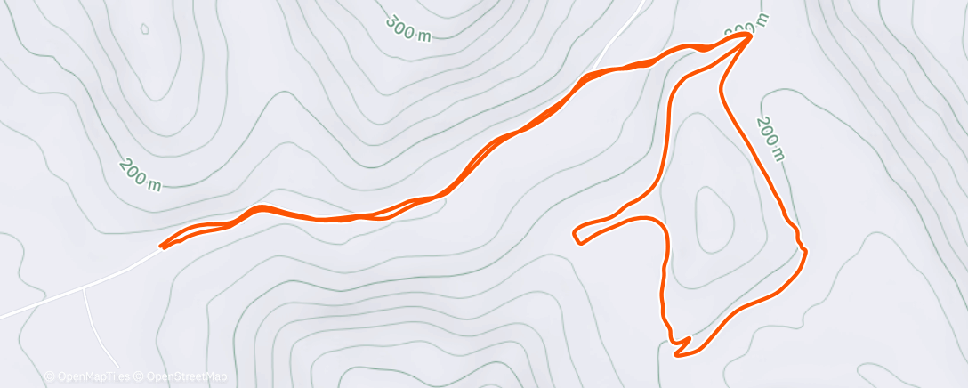 Map of the activity, Afternoon Ride