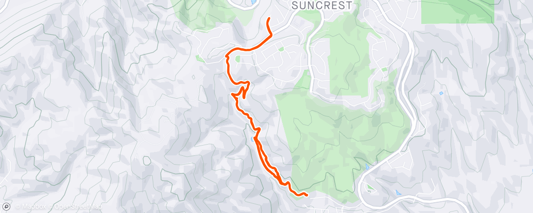 Mappa dell'attività Morning Trail Run