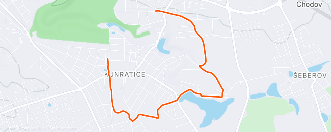 Карта физической активности (Lunch Run)