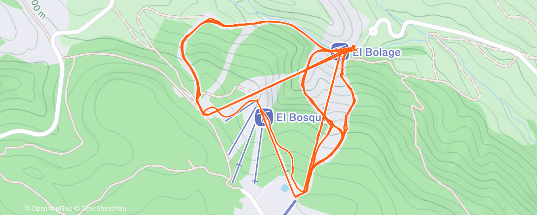 Карта физической активности (Valdelinares⛷️)