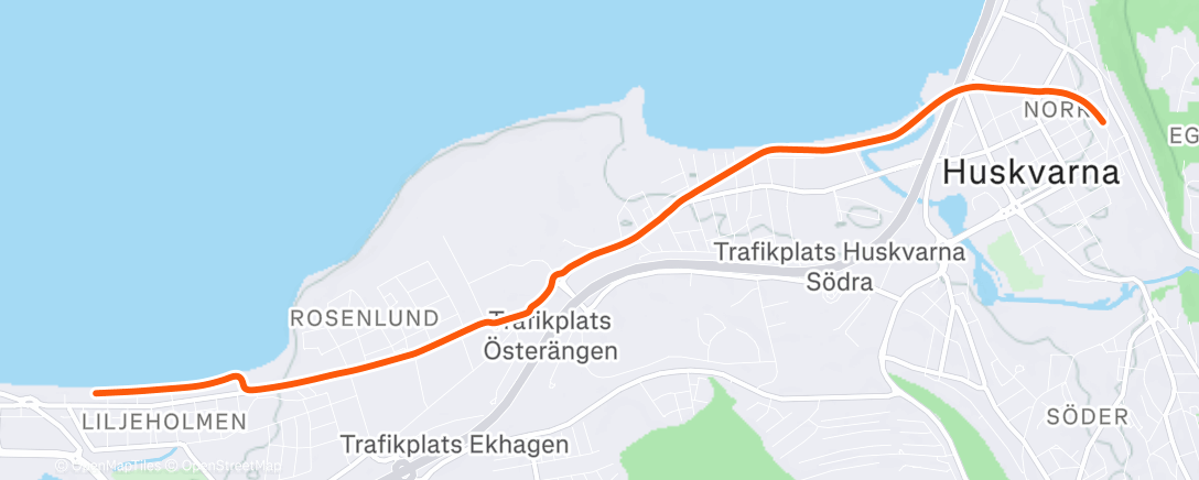 Map of the activity, Afternoon Mountain Bike Ride