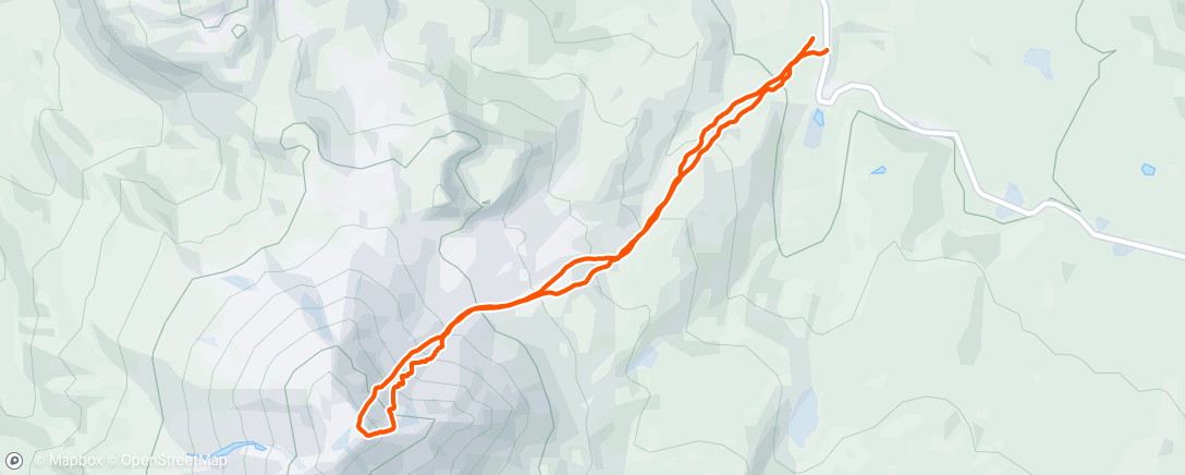 Map of the activity, Mt Lassen