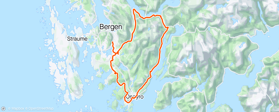 Карта физической активности (Gullfjellet og Fanafjellet)