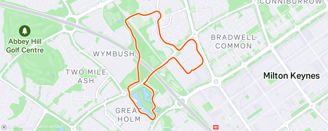 Map of the activity, Lunchtime recovery