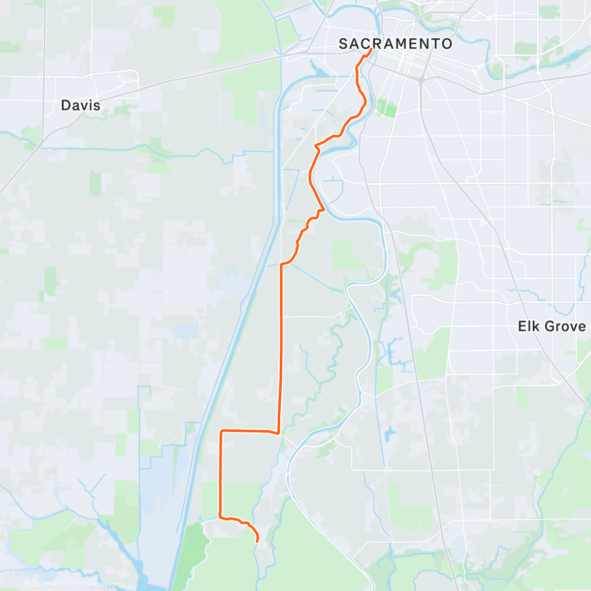 Map of the activity, ROUVY - IRONMAN California (1st loop)