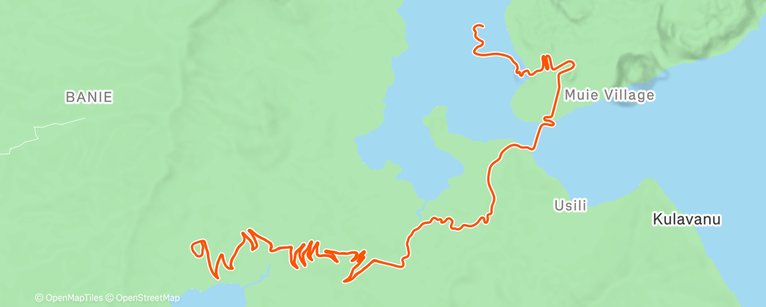 「Zwift - : LT1 -  4 x 20m on Tour of Fire and Ice in Watopia」活動的地圖