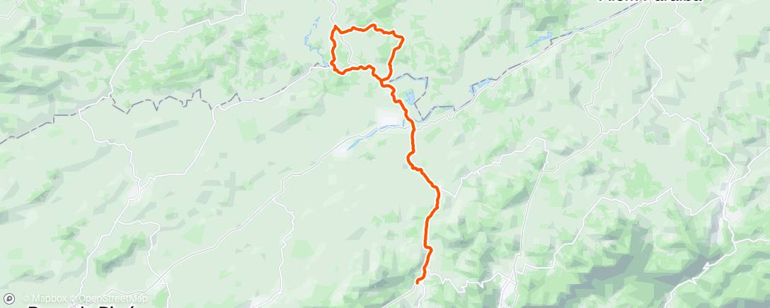 Map of the activity, Desafio 300km do Clube Avancini Bikes