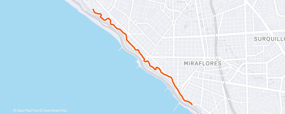 Map of the activity, 🇵🇪 LIM Malecon - Cool Walk