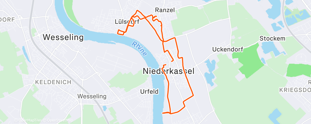 Map of the activity, Spaziergang durch NDK