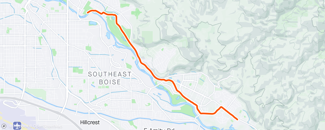 Map of the activity, FulGaz - Boise Sunset Cruise