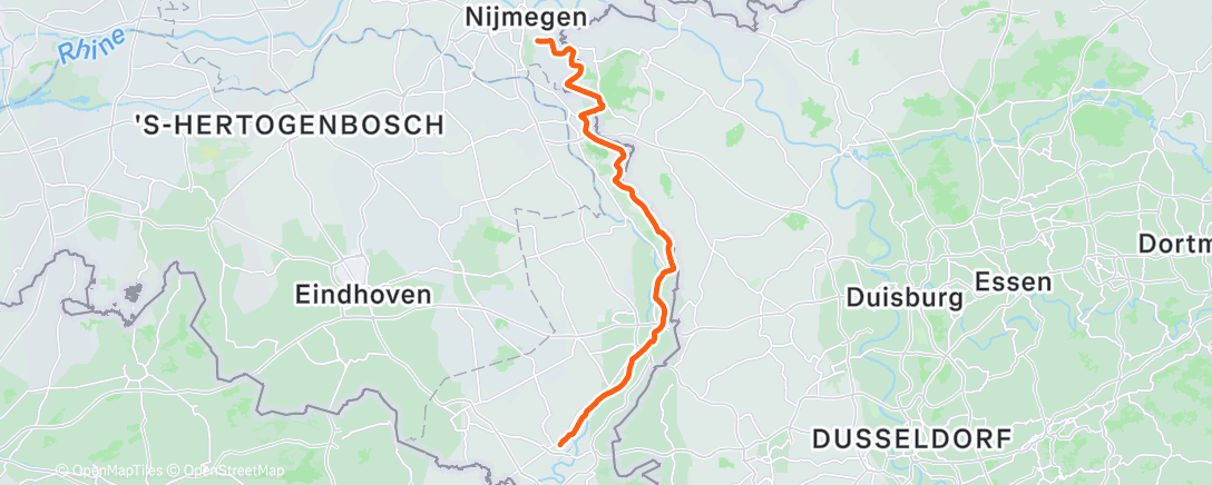 Карта физической активности (Morning Ride)