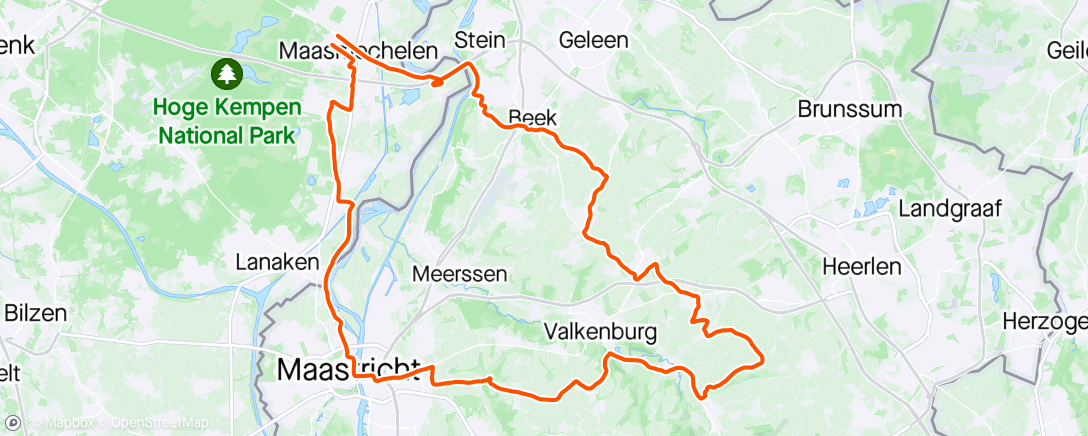 Map of the activity, Chilly  Ride