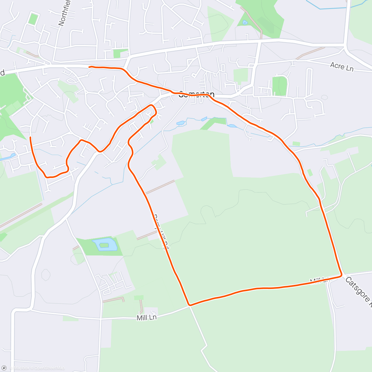 Map of the activity, Good Friday buggy run