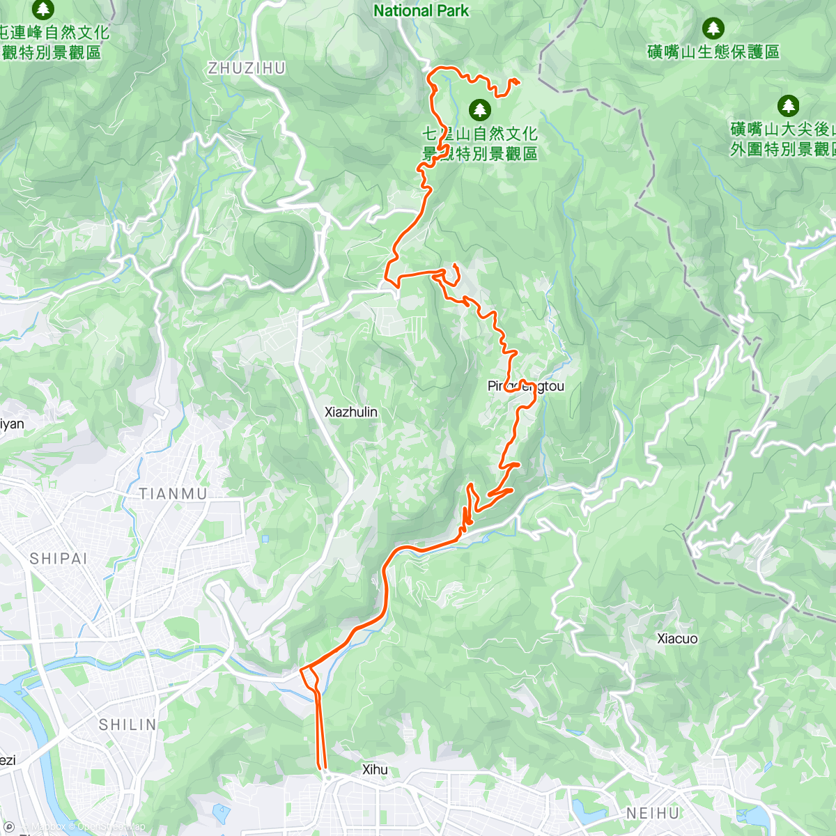 Map of the activity, D27-冷水坑-擎天崗