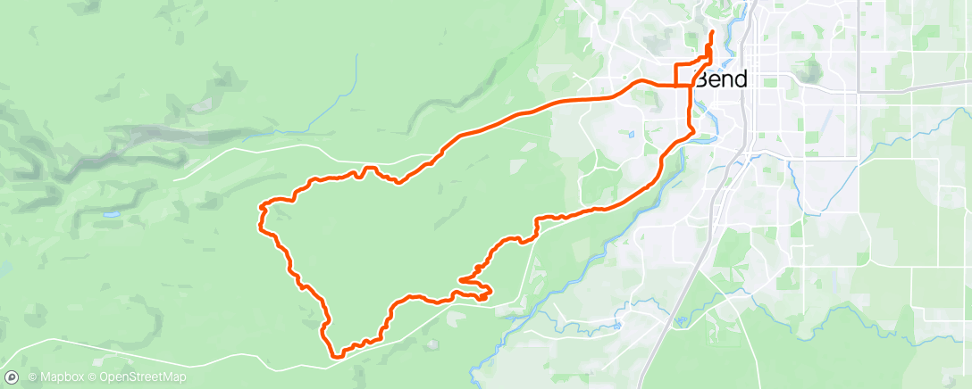 Mapa da atividade, Dondrea Ride
