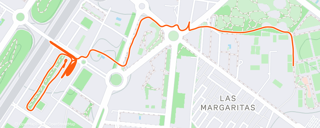 Peta aktivitas, Carrera de mañana