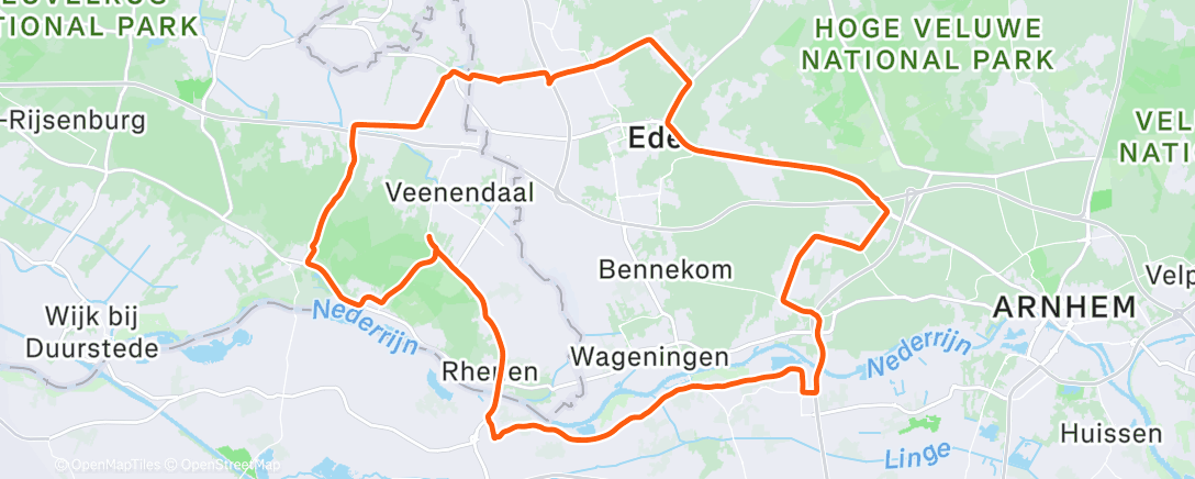 Map of the activity, Met een natte kont het jaar uit 🇦🇪23d