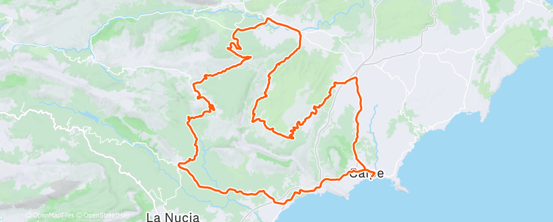 Carte de l'activité Calpe #1