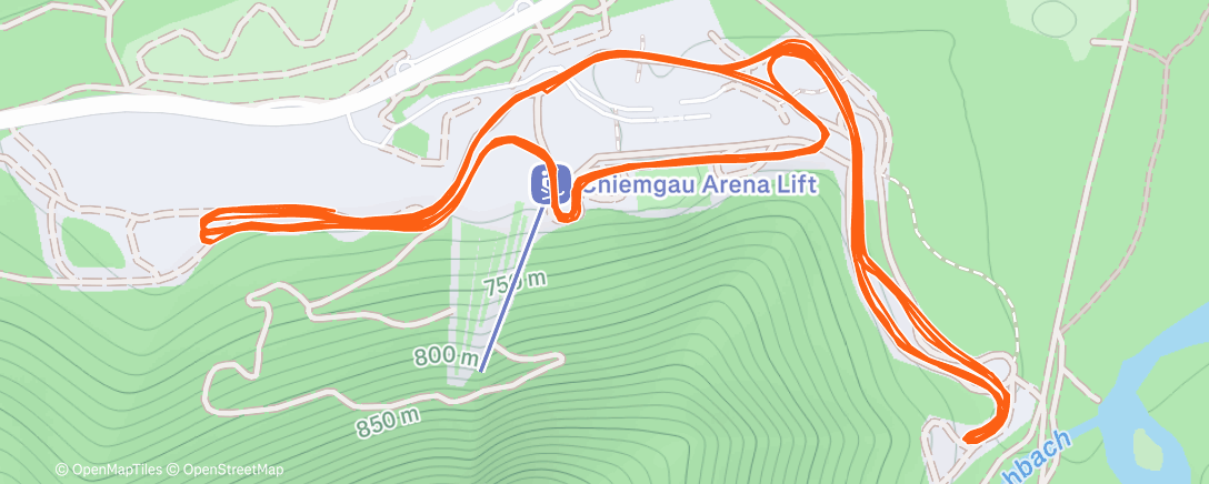 Карта физической активности (První běžky Rupholding)