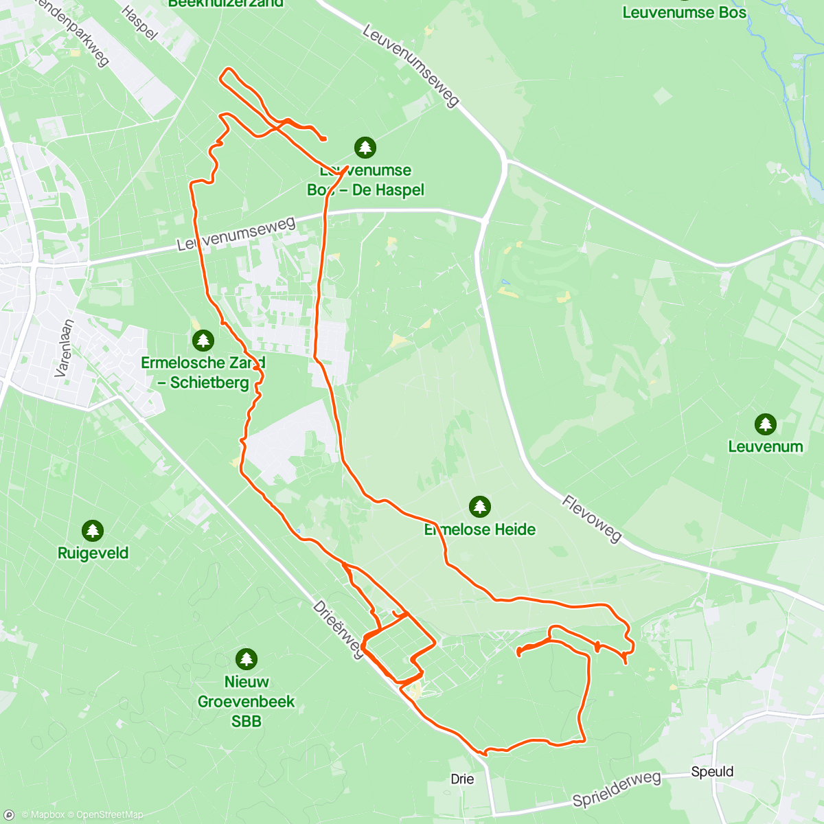 Map of the activity, Trail Talk