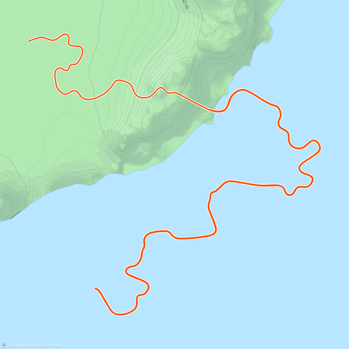 Map of the activity, Zwift - Tick Tock in Watopia