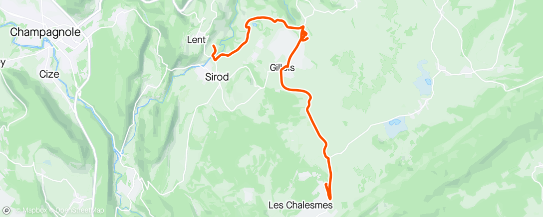 Map of the activity, Marche aux morilles