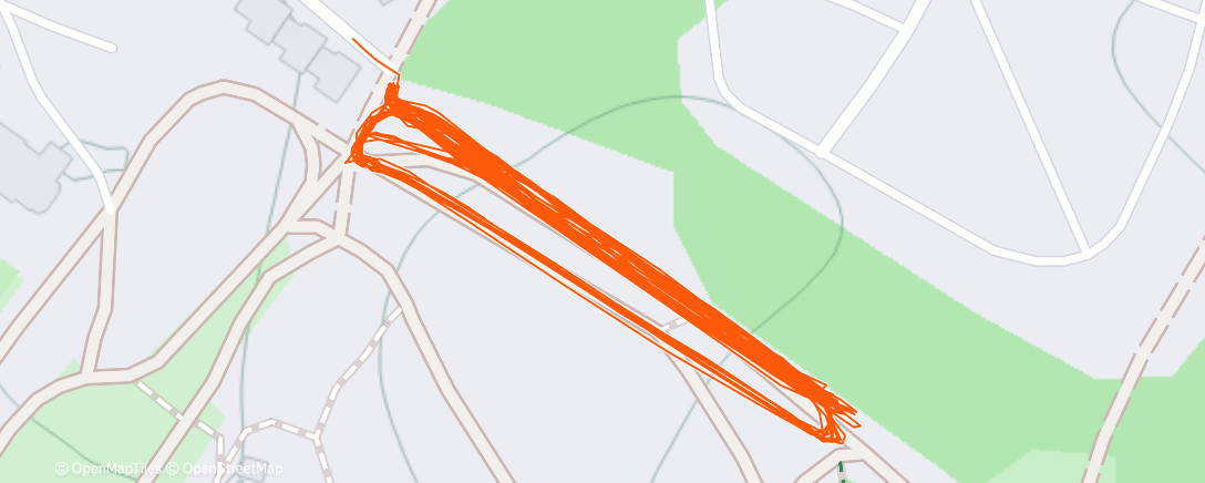 Map of the activity, Morning Nordic Ski