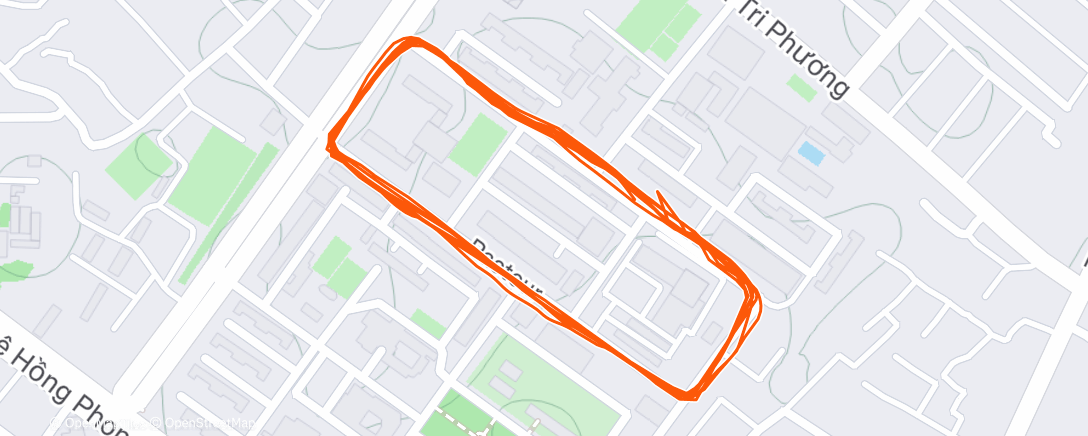 Map of the activity, Afternoon Walk