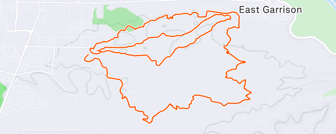 Map of the activity, Horse day today.