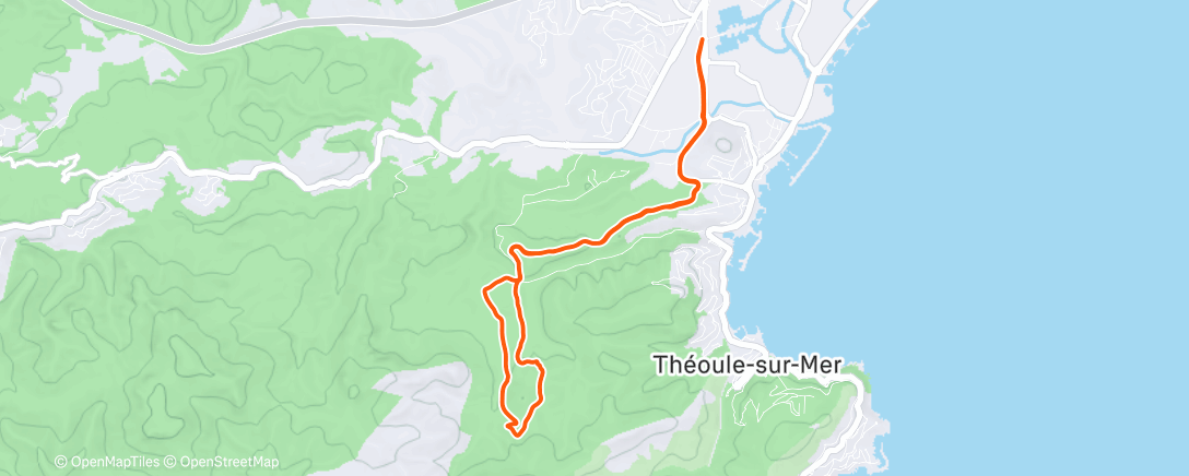 Map of the activity, EF+