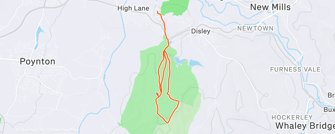 Map of the activity, New Years Day PR