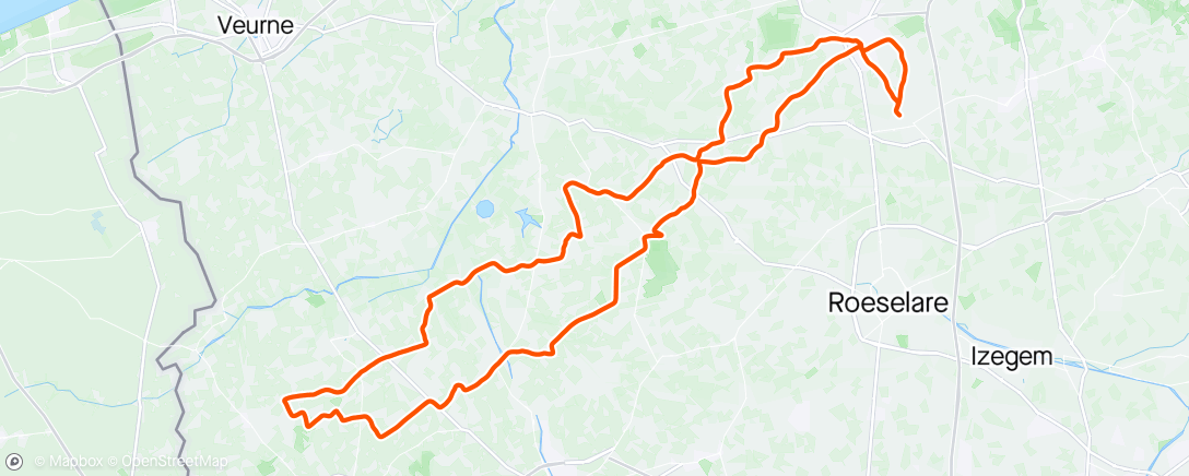 Map of the activity, Westvleteren