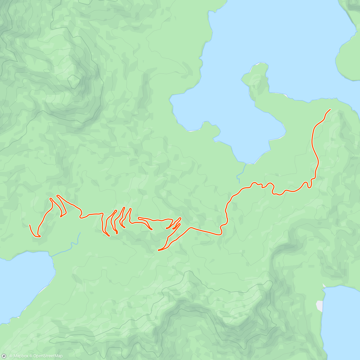 Map of the activity, Zwift - Endurance on Road to Sky in Watopia